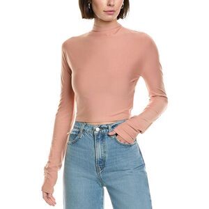 Lapointe Womens  Lightweight Jersey Top, Pink